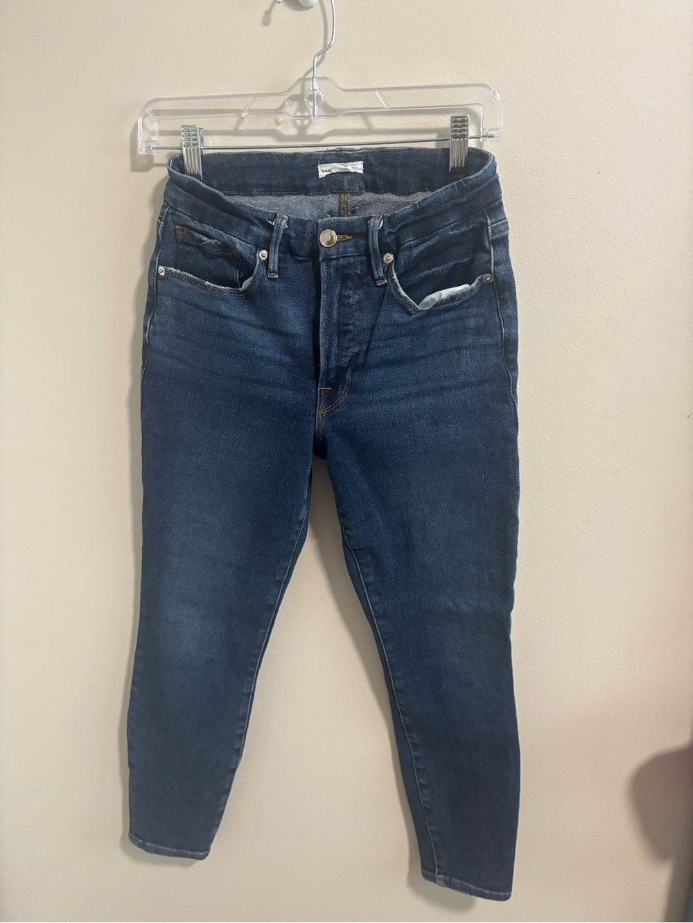 Good American Dark Indigo Skinny Jeans